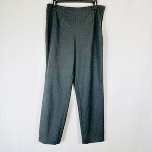Talbots Stretch Pants Women's‎ 12 Gray Business Dress Pants Side Zip High Rise